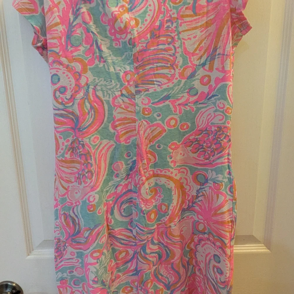 Lilly Pulitzer Pink and Blue Mini Dress - Picture 2 of 3